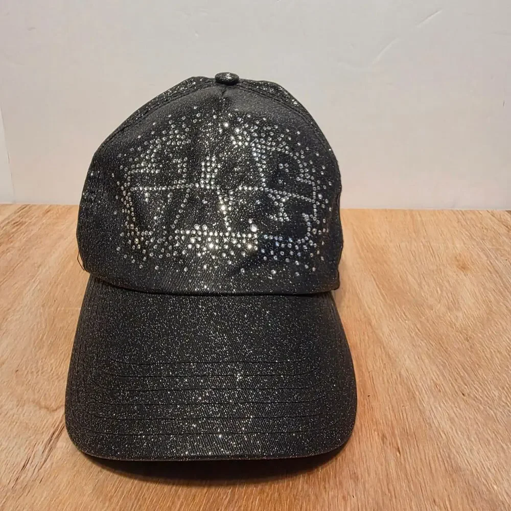 Sparkling Black Disney Star Wars Rhinestone and glitter Cadet Cap
